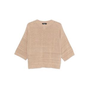 FABIANA FILIPPI Women's Luxury Embellished Knit Sweater Women Beige Sweaters &